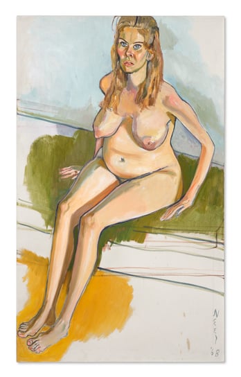 Alice Neel, Pregnant Betty Homitzky