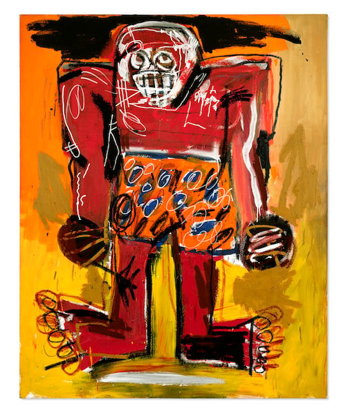 Jean-Michel Basquiat, Sugar Ray Robinson (1982), estimate upon request