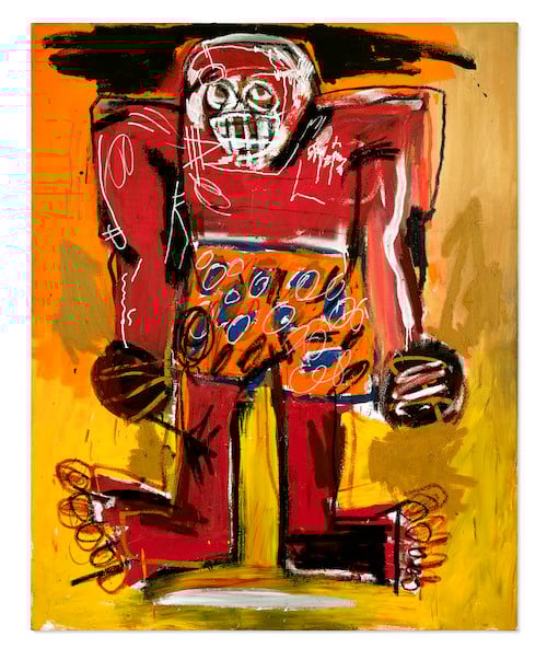 Jean-Michel Basquiat, Sugar Ray Robinson (1982), estimate upon request