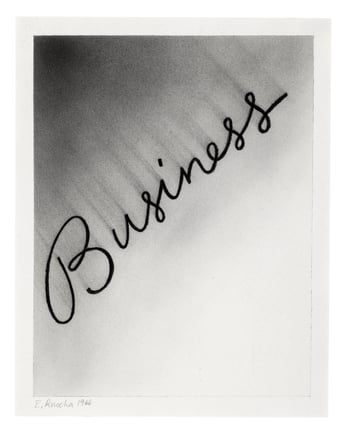 Ed Ruscha, Business