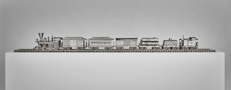 Jeff Koons, Jim Beam — J.B. Turner Train, estimated at $15 million