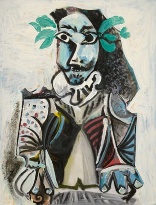 Picasso, Buste dhomme lauré