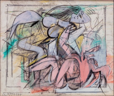 Willem de Kooning, Two Figures