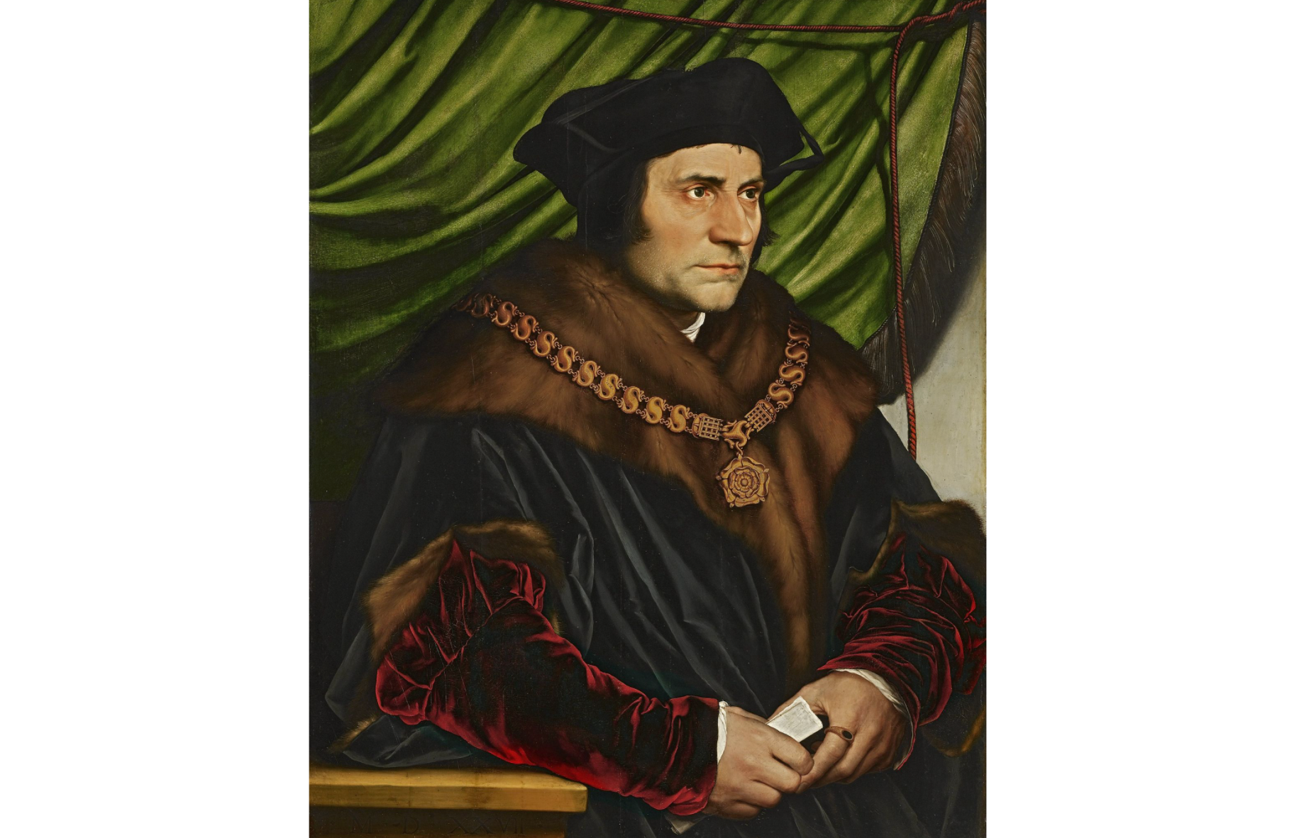 Hans Holbein, Portrait of Sir Thomas More, 1527